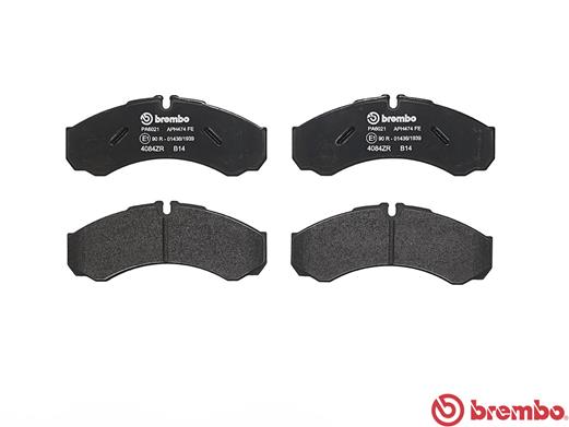 A.B.S. P A6 021 BREMBO Bremsbelagsatz, Scheibenbremse